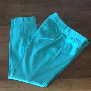 Mint Colored Banana Republic Sloan Pant